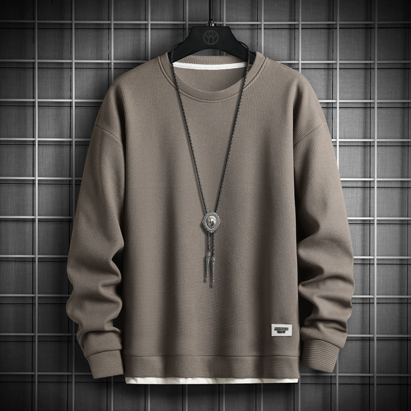 Herren lässiger Sweatshirt mit strukturiertem Stoff und modernem Schnitt ModeGeist