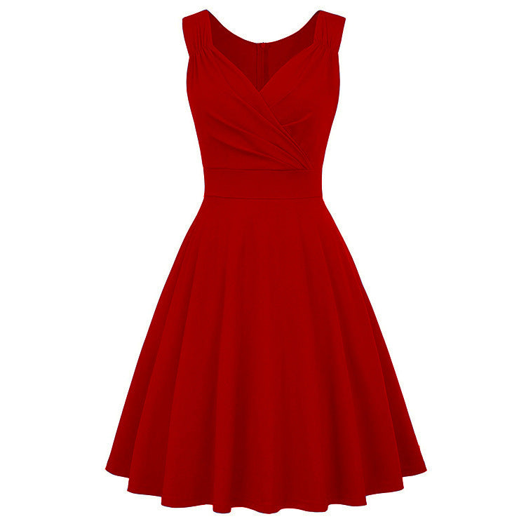 Elegante Wickelkleid für Damen im A-Linien Schnitt mit taillierter Silhouette von MODEGEIST