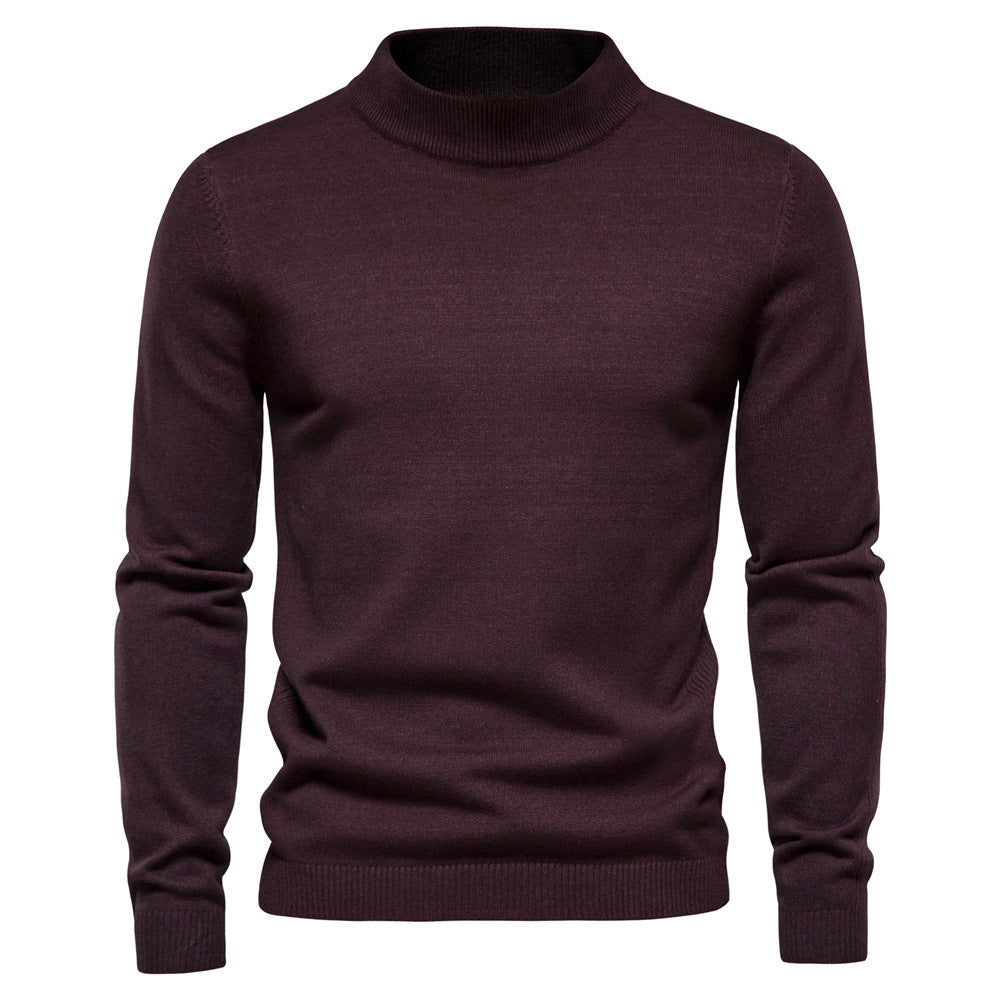 Herren eleganter Rollkragenpullover aus feiner Wolle ModeGeist