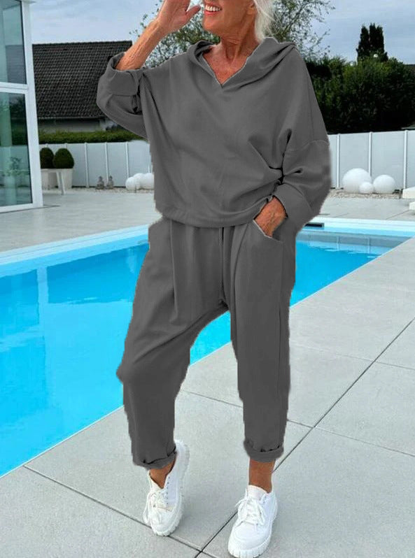 RICHELLE Hoodie-and-Joggers Set