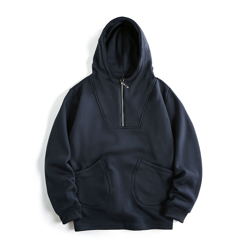 Herren Kapuzenpullover mit innovativem Reißverschluss und komfortabler Passform ModeGeist