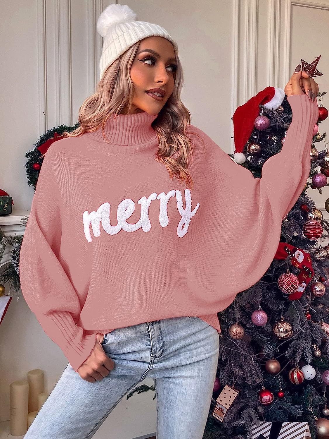 Damen Oversized Rollkragenpullover ModeGeist