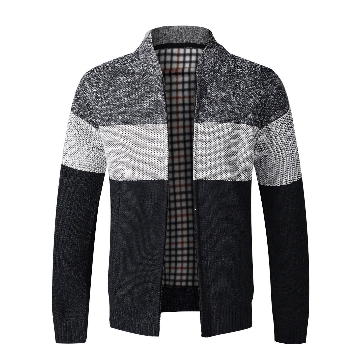 Herren sportlicher Strickcardigan mit modernem Design ModeGeist