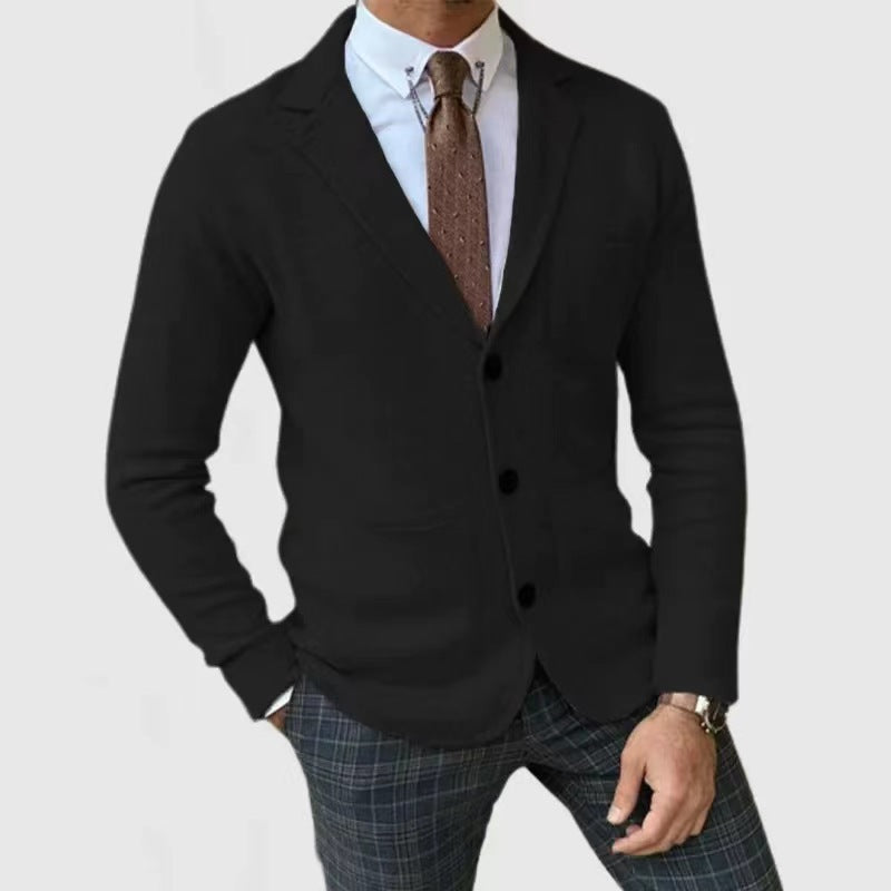 Herren stilvolle Strickjacke mit praktischen Taschen ModeGeist