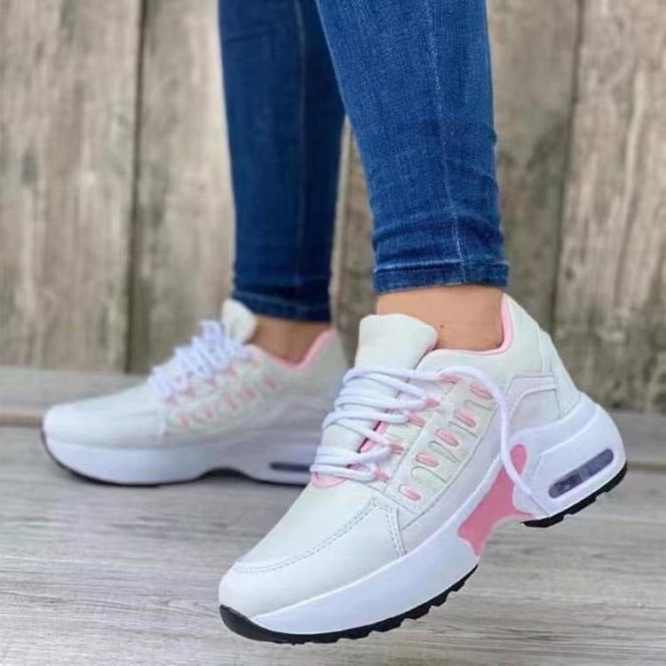Damen Sportliche Air Max Sneakers mit atmungsaktiver Oberflächenstruktur ModeGeist