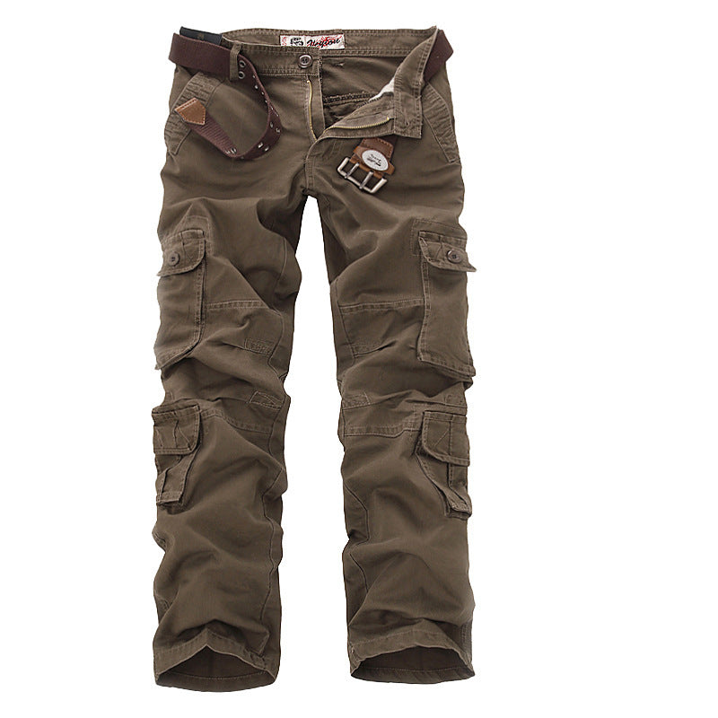 Herren Multifunktionale Cargo-Hose mit verstellbarem Bund und zahlreichen Taschen ModeGeist