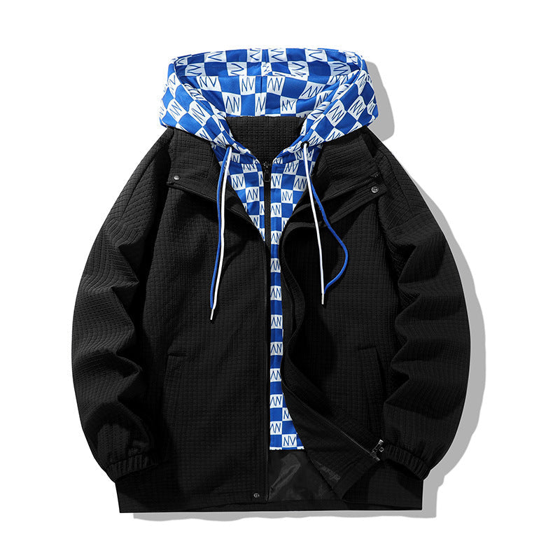 Damen leichte Funktionsjacke mit verstellbarer Kapuze und atmungsaktivem Innenfutter ModeGeist
