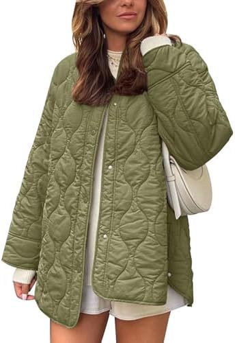 Damen Lässige Steppjacke mit praktischen Taschen und lässigem Schnitt ModeGeist