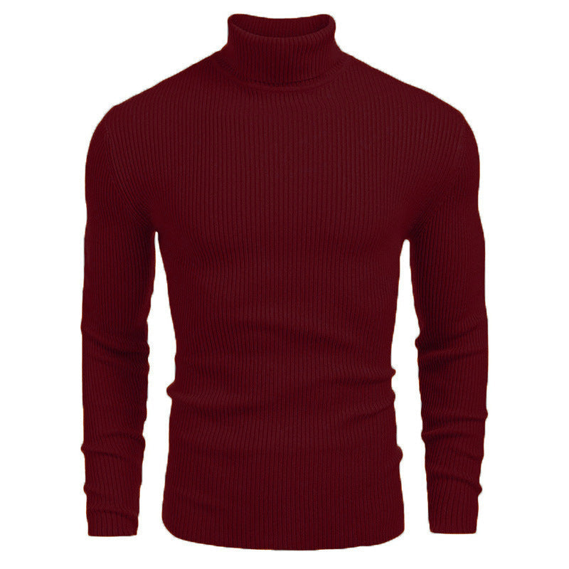 Herren eleganter Rollkragenpullover aus ribbed Strick ModeGeist