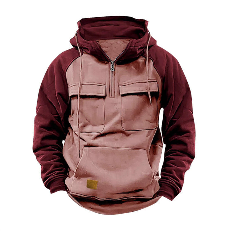 Herren Funktioneller Hoodie mit praktischen Taschen und innovativem Design ModeGeist