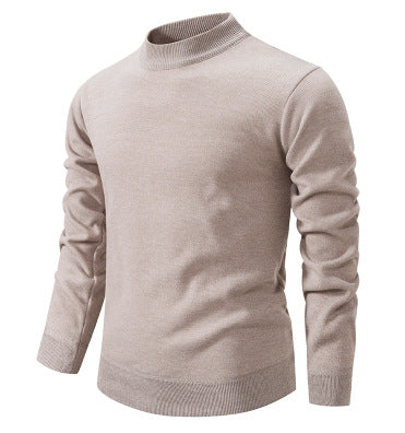 Herren Hochwertiger Strickpullover mit modernem Stehkragen ModeGeist