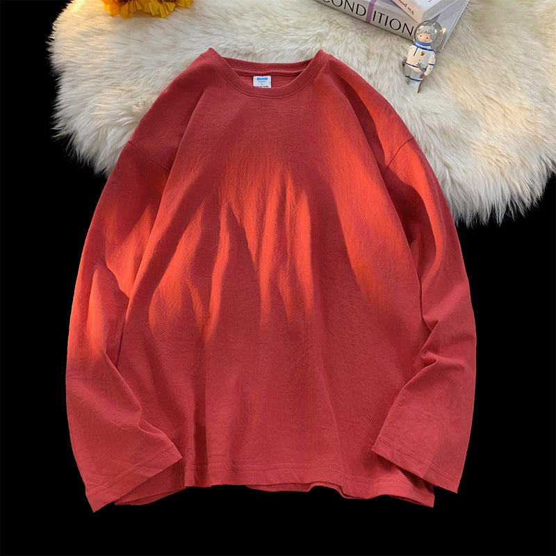 Damen Lässiges Langarmshirt aus hochwertiger Baumwolle ModeGeist