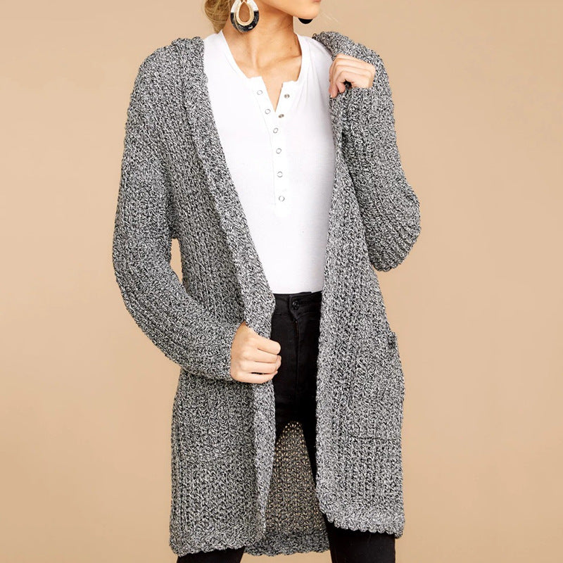 Damen Strickjacke mit offener Front und lässigem Schnitt ModeGeist