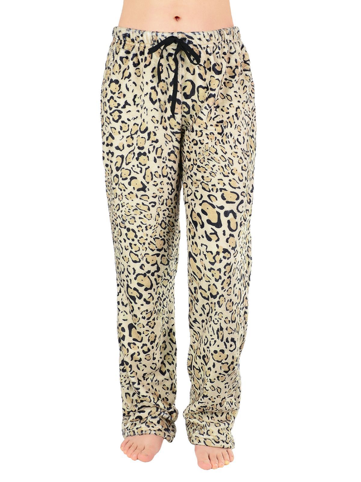 Damen Relaxed Fit Leopardenmuster Loungehose ModeGeist