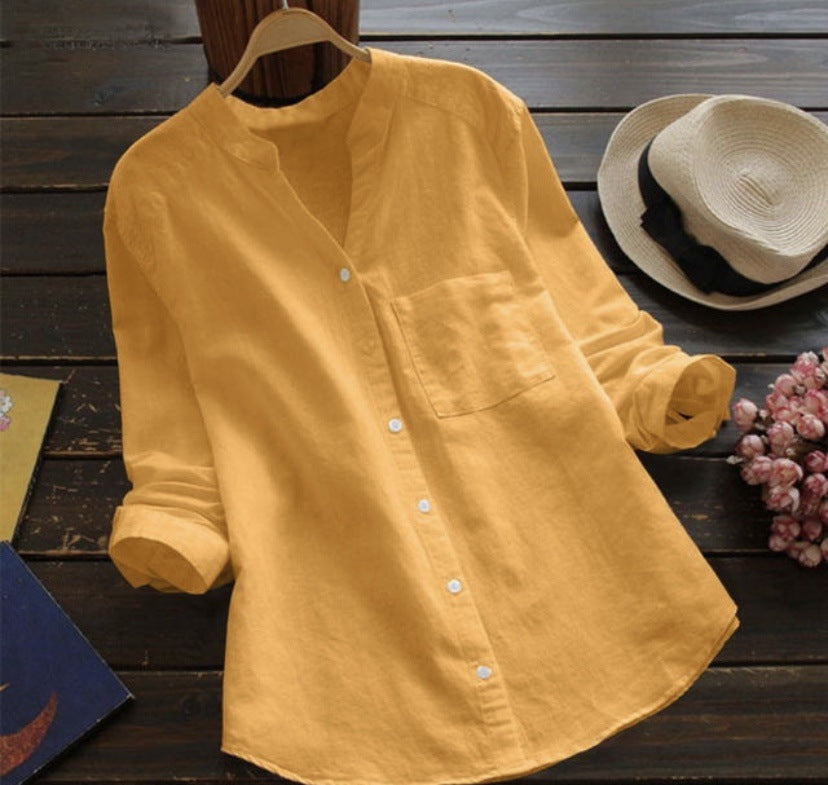 Damen Bluse mit eleganter Knopfleiste und moderner Passform ModeGeist