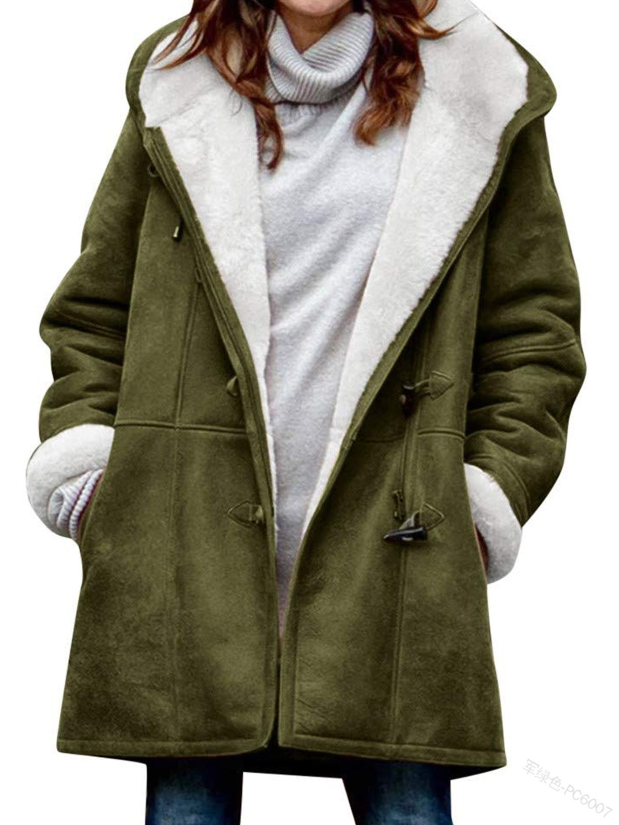 ModeGeist | Fleece-Jacke mit Kapuze Winter