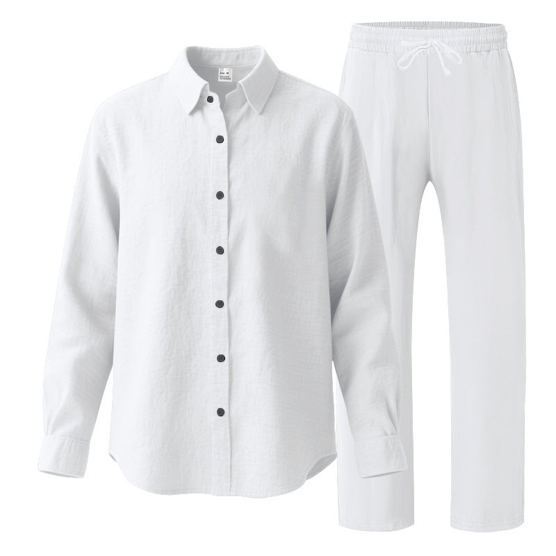 Herren Casual Freizeitanzug mit Oberteil und elastischer Hose ModeGeist