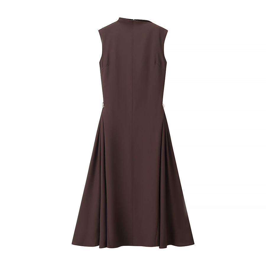 Elegantes A-Linien Damen-Midi-Kleid von MODEGEIST