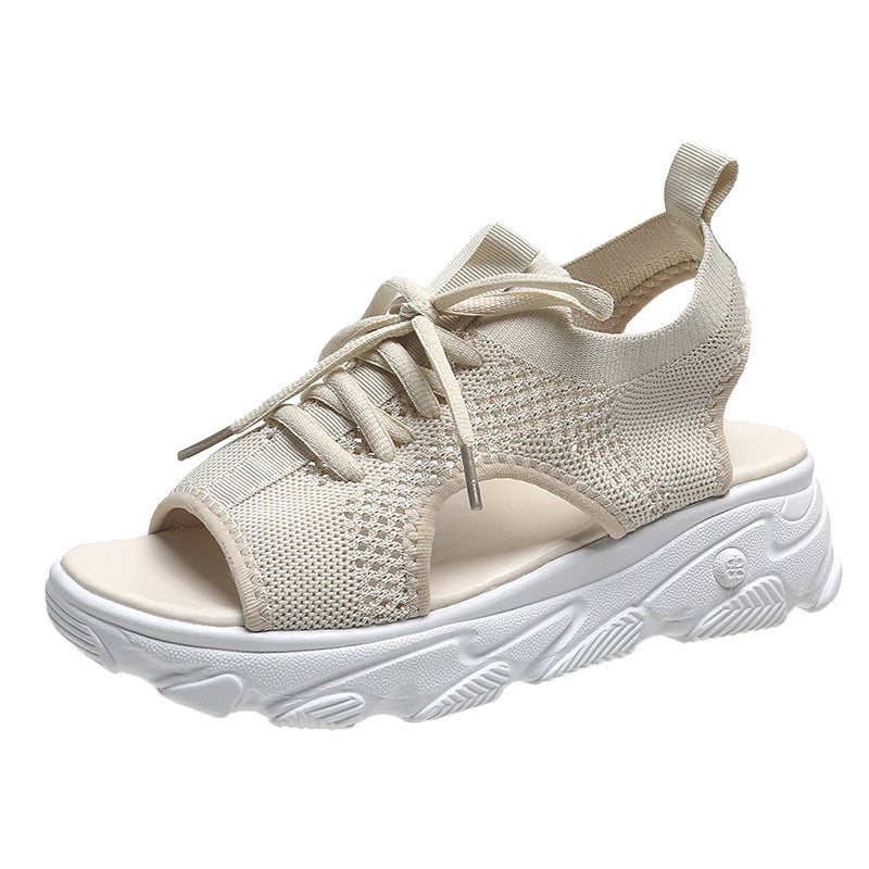 Komfortable Damen-Sportsandalen mit atmungsaktivem Mesh und Fußbett – MODEGEIST