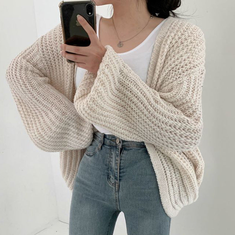 Damen Oversized Strickjacke ModeGeist