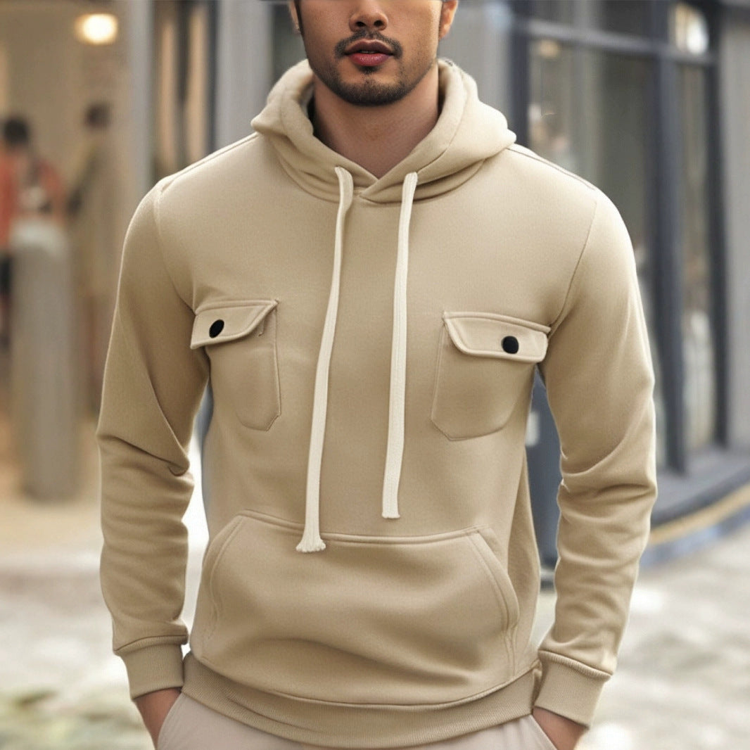Herren Kapuzenpullover mit praktischen Taschen und modernem Design ModeGeist