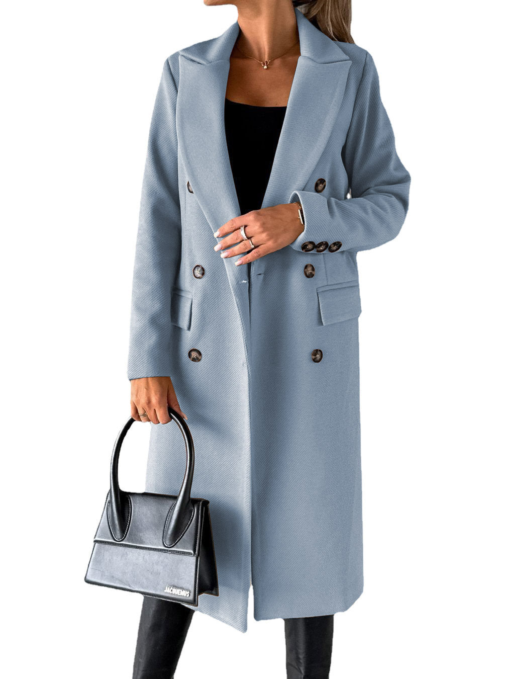 Damen Eleganter und zeitloser Trenchcoat mit doppelter Knopfleiste und praktischen Taschen ModeGeist