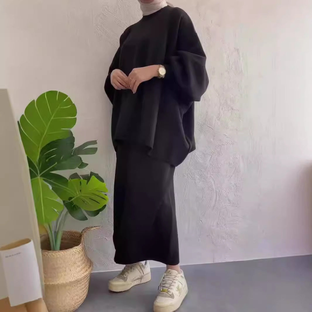 Damen Lässiges Sweat-Set mit weitem Schnitt und bequemen Taschen ModeGeist