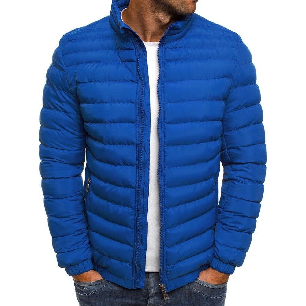 Herren leichte Steppjacke mit hohem Kragen und optimaler Isolierung ModeGeist