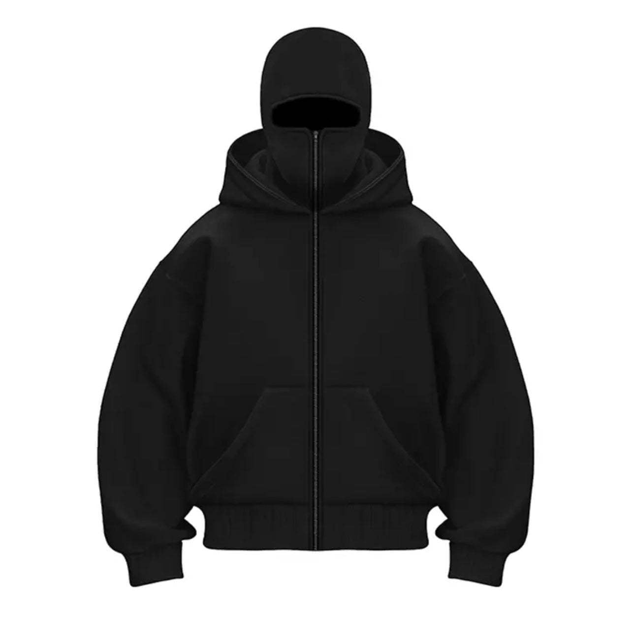 Damen trendige Kapuzenjacke mit hohem Kragen ModeGeist