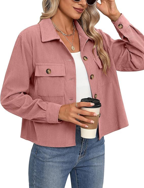 Damen lässige Overshirt-Jacke ModeGeist