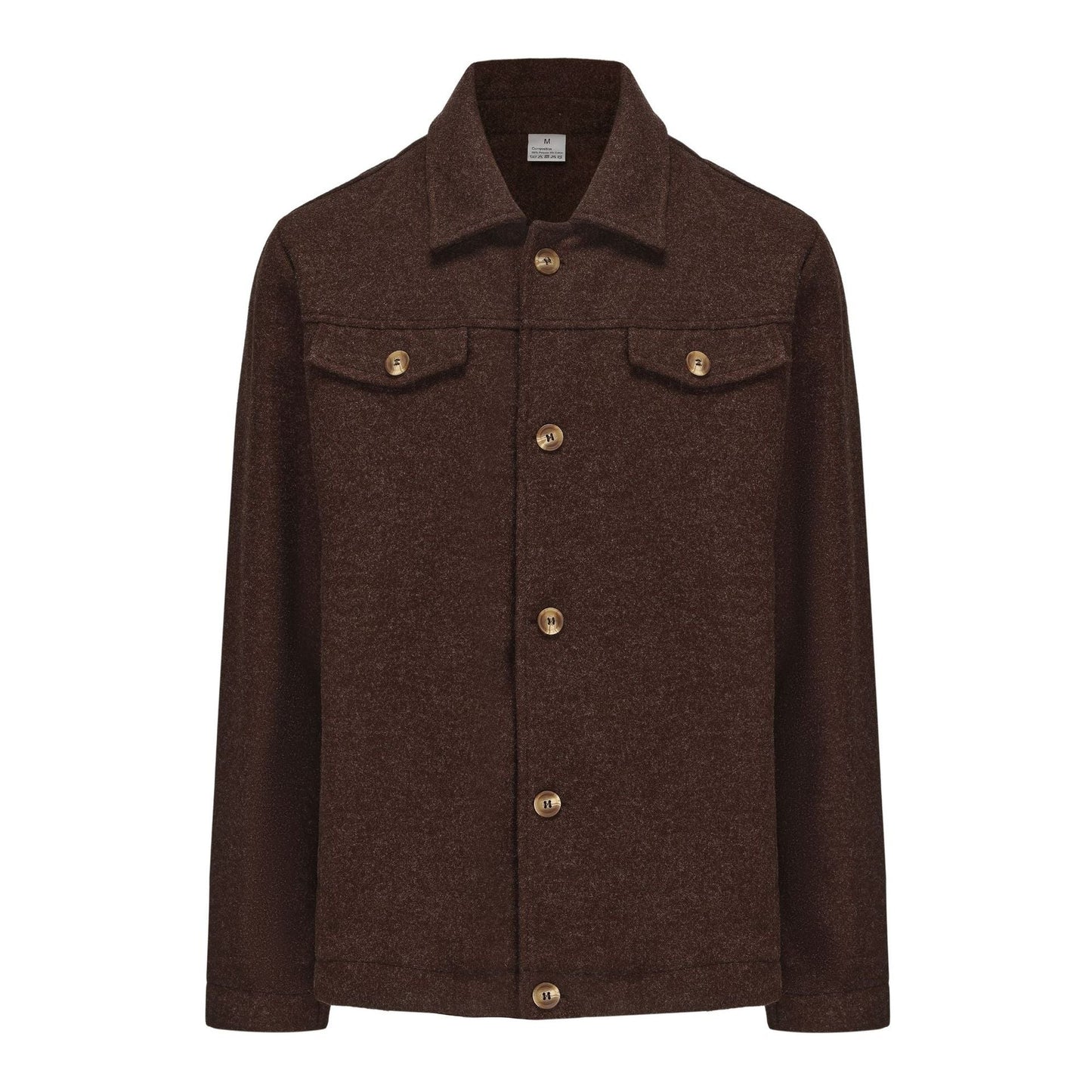 Herren lässige Fleecejacke mit strukturiertem Innenfutter ModeGeist