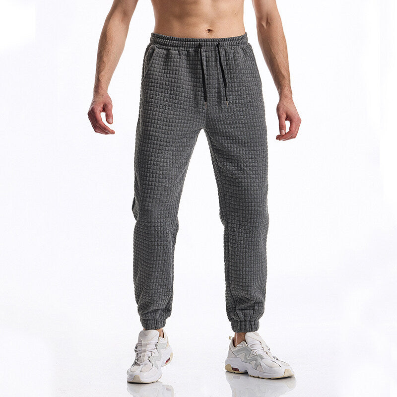 Herren Jogginghose mit strukturierter Oberfläche ModeGeist