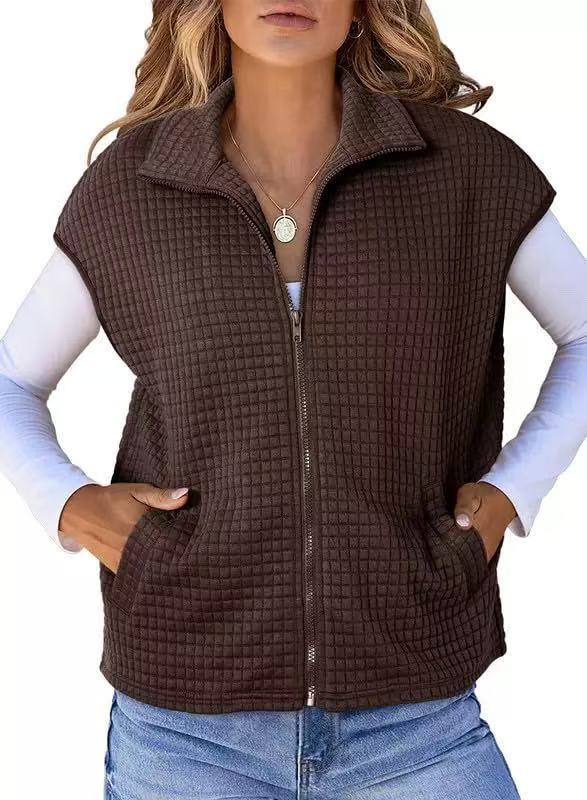 Damen Quilted Weste mit komfortabler Passform ModeGeist