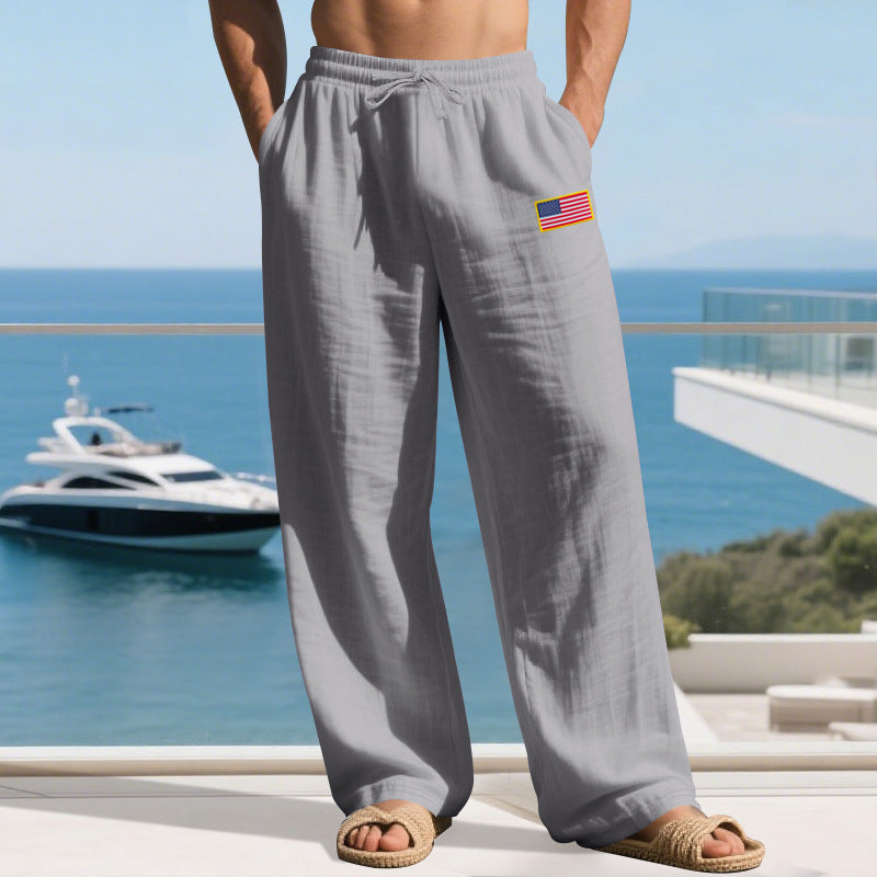 Herren lässige Freizeithose mit elastischem Bund und praktischen Seitentaschen ModeGeist