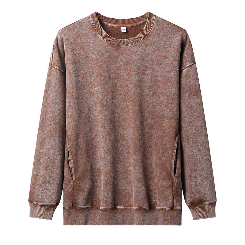 Damen lässiger Sweatshirt mit seitlichen Taschen ModeGeist