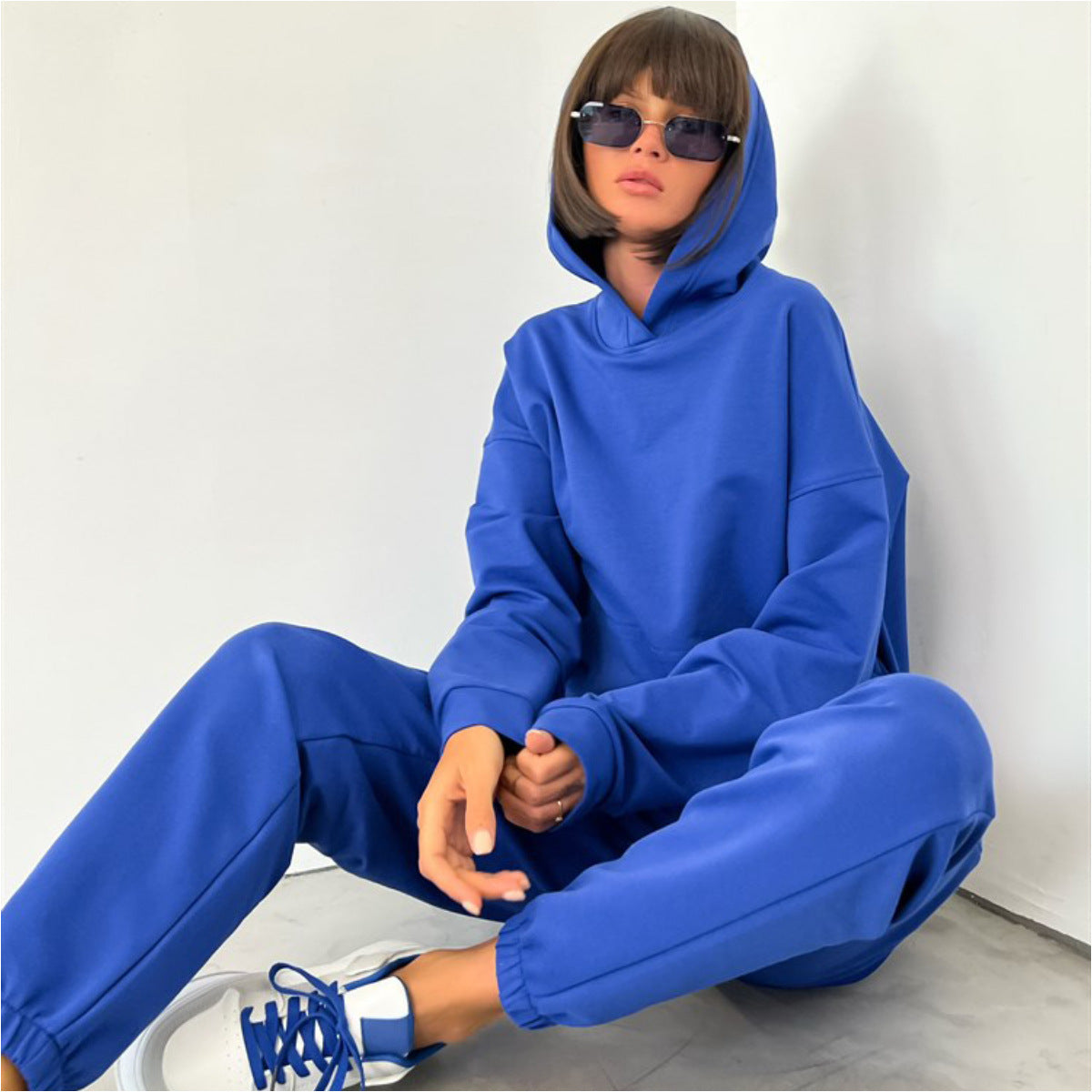 Damen Sportliches Sweatshirt- und Jogginghose-Set ModeGeist