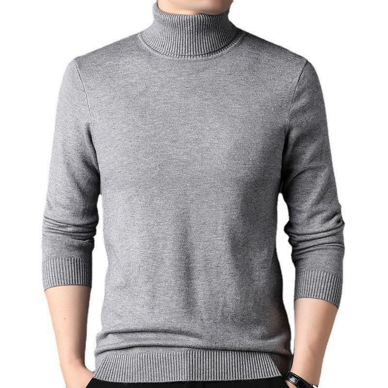 Herren figurbetonter Pullover mit Rollkragen ModeGeist