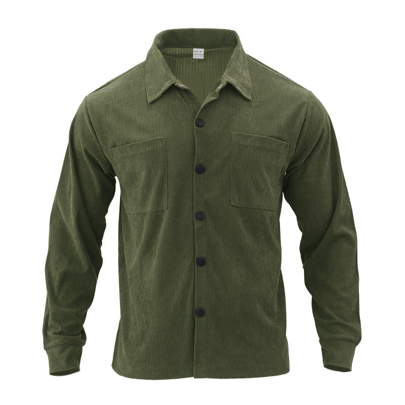 Herren Kordjacke mit praktischen Taschen und Knopfdetail ModeGeist