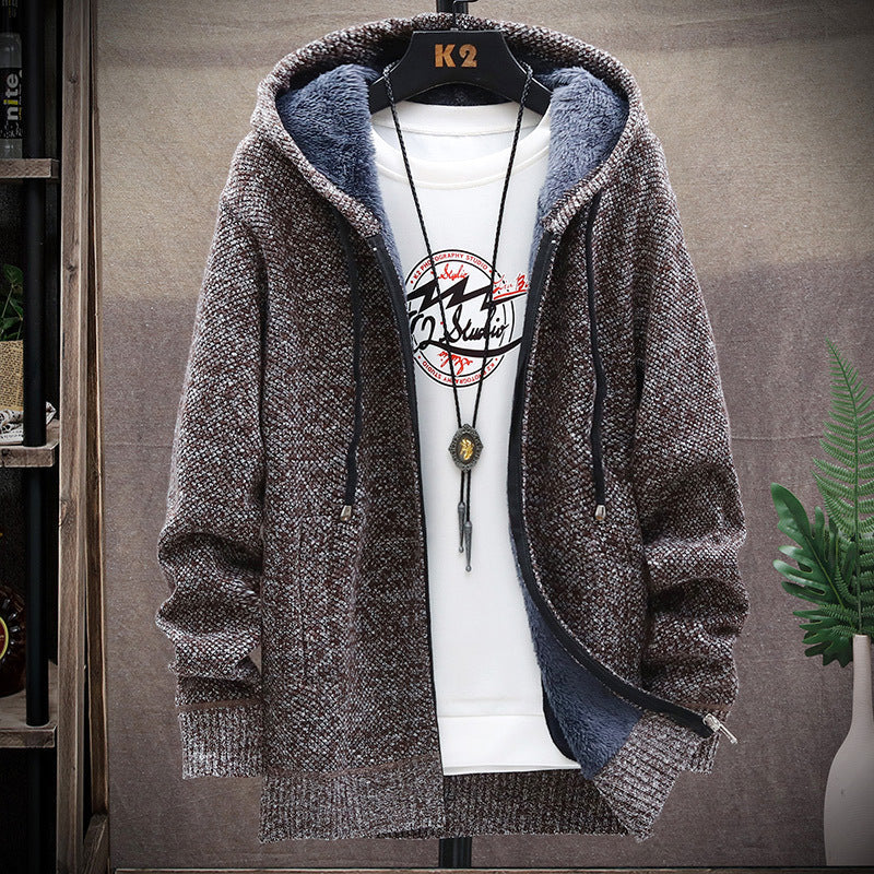 Herren bequeme und stylische Kapuzenjacke ModeGeist