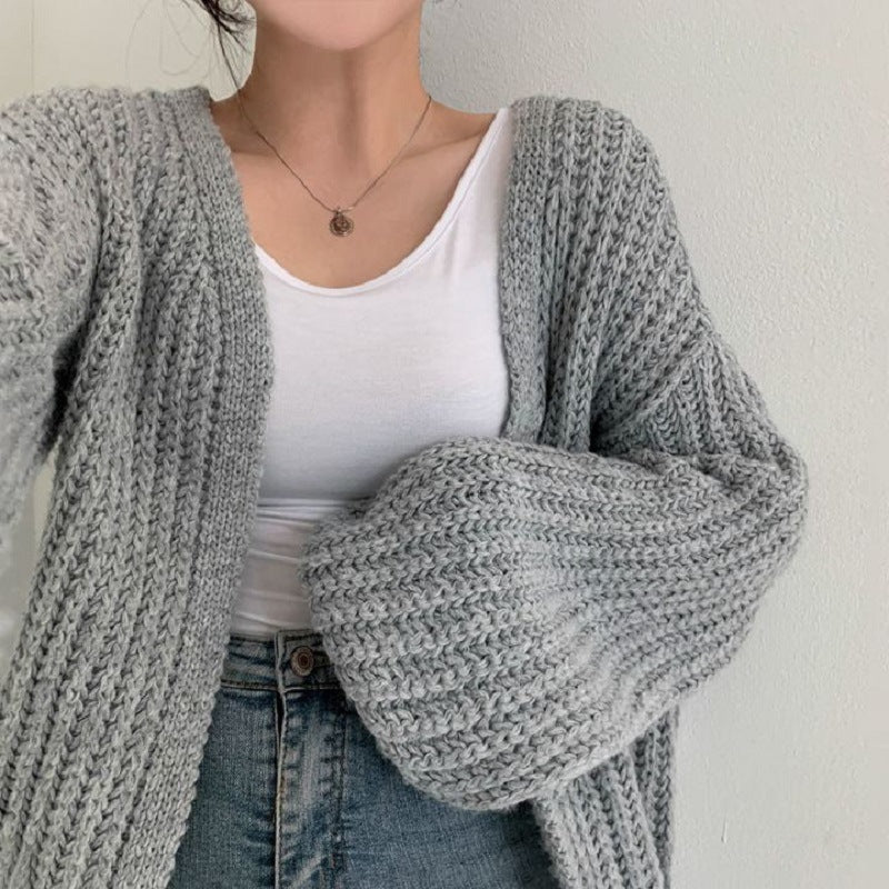Damen Oversized Strickjacke ModeGeist