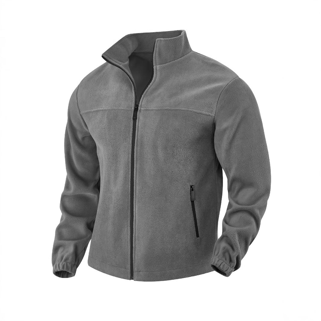 Herren Fleecejacke mit hohem Kragen ModeGeist