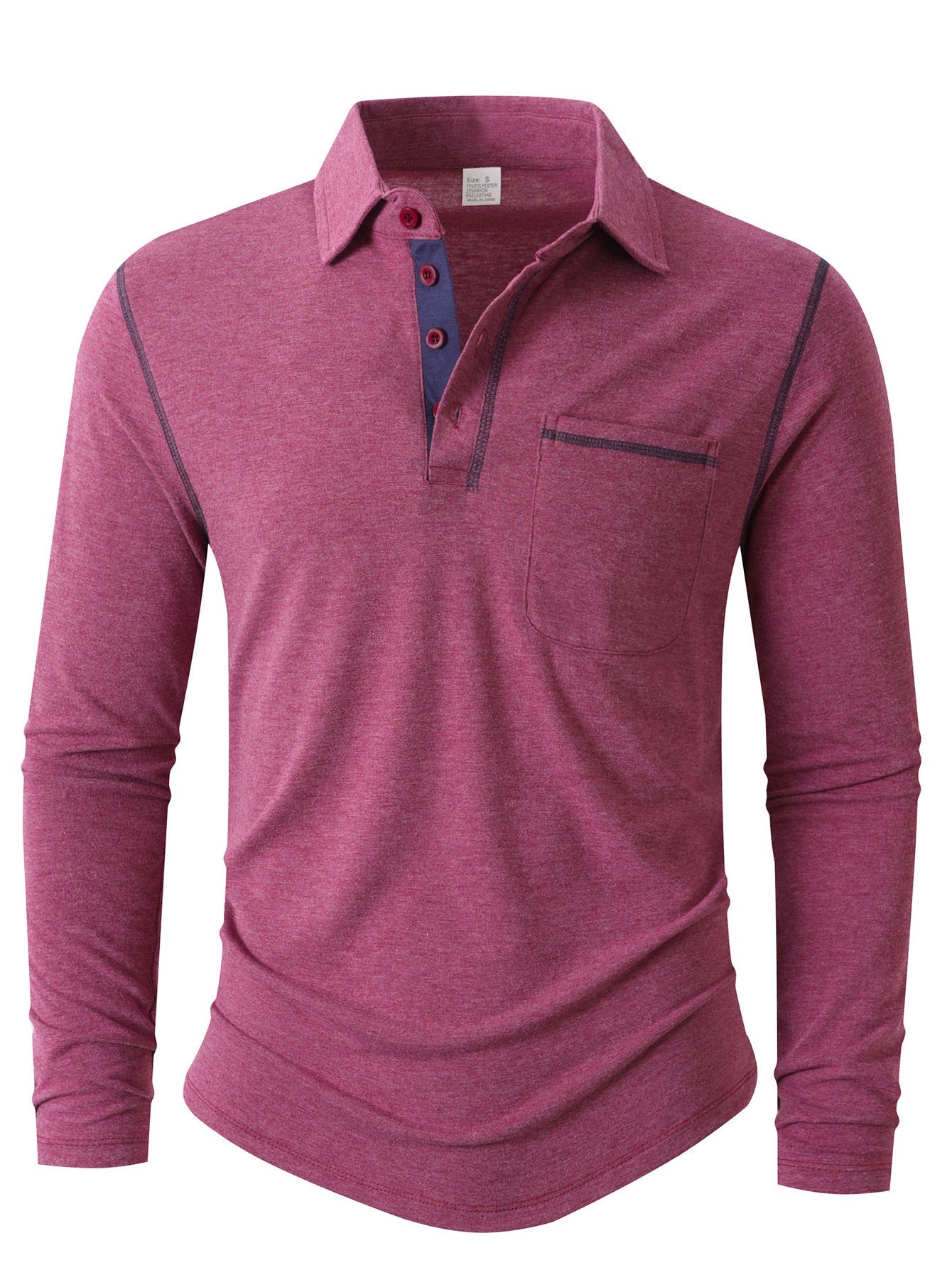Herren Langarm Poloshirt ModeGeist
