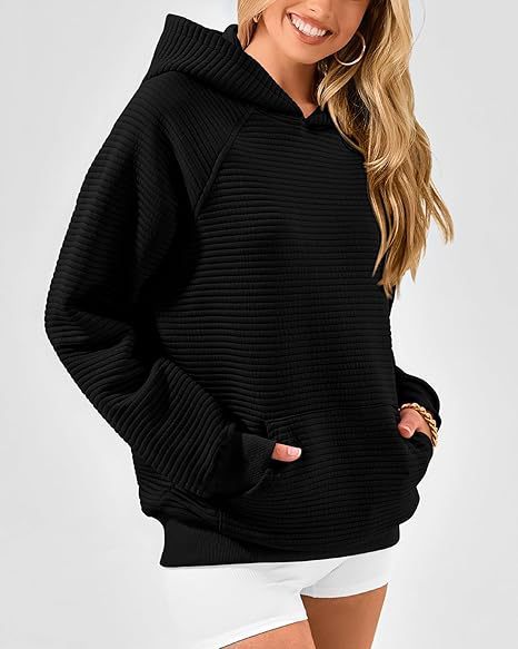 Damen Kapuzensweater aus strukturiertem Stoff ModeGeist
