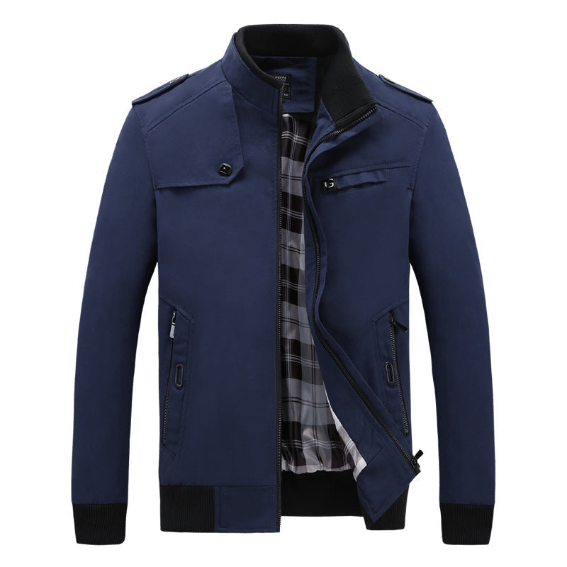 Herren modische Übergangsjacke mit praktischen Taschen und modernem Schnitt ModeGeist