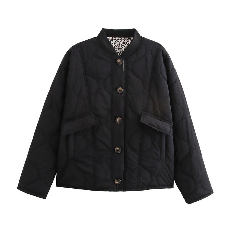 Damen gesteppte Winterjacke mit praktischen Taschen ModeGeist