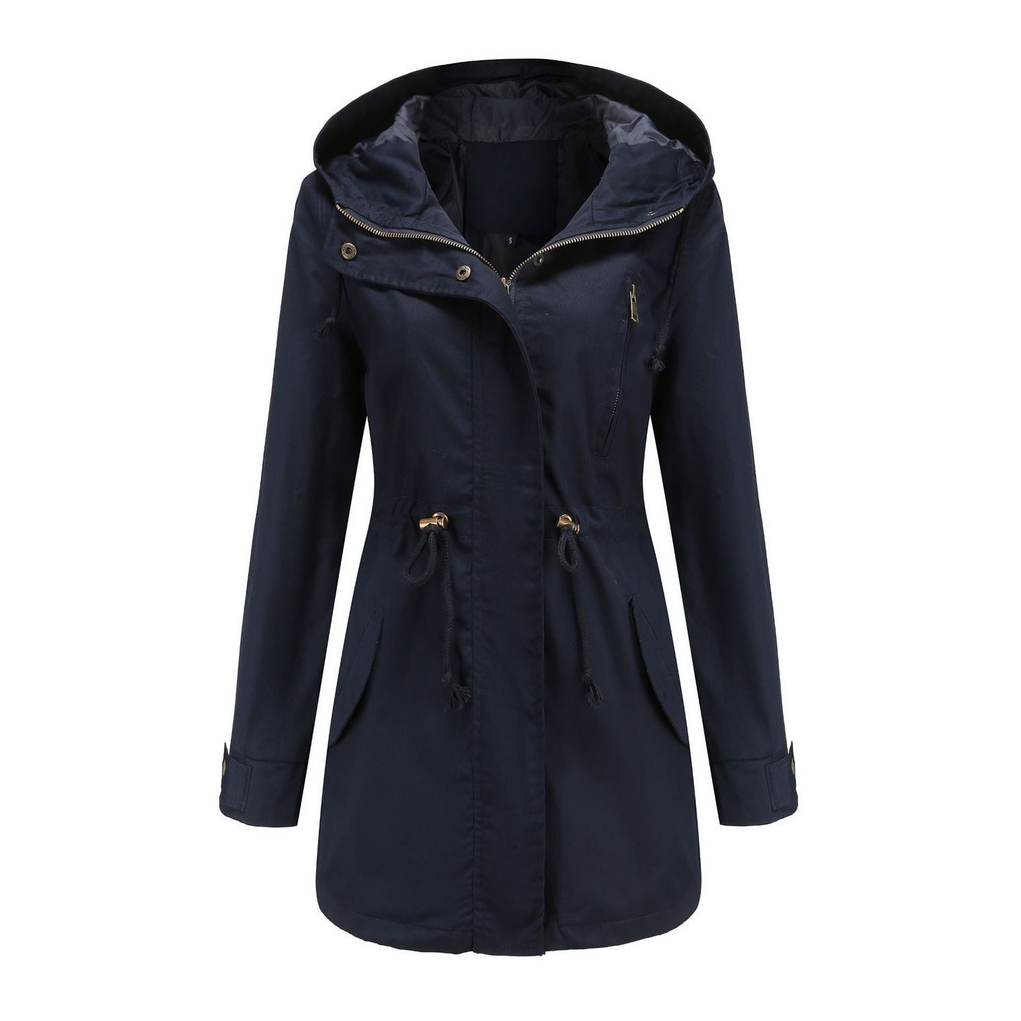 Damen Funktionsjacke mit verstellbarem Bund und Reißverschluss ModeGeist