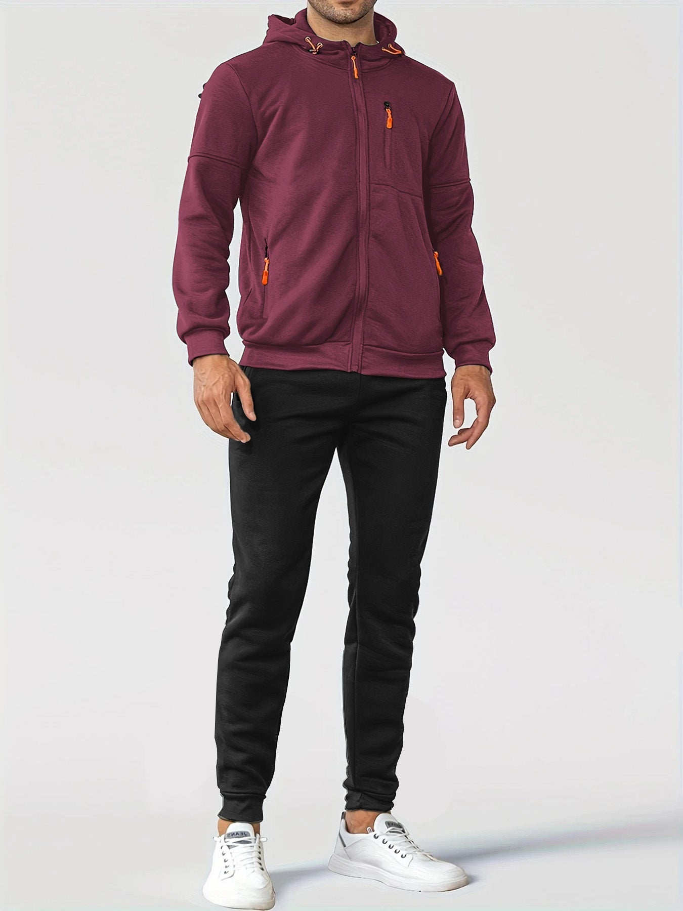 Herren Trainingsjacke mit praktischen Taschen und atmungsaktiver Funktion ModeGeist