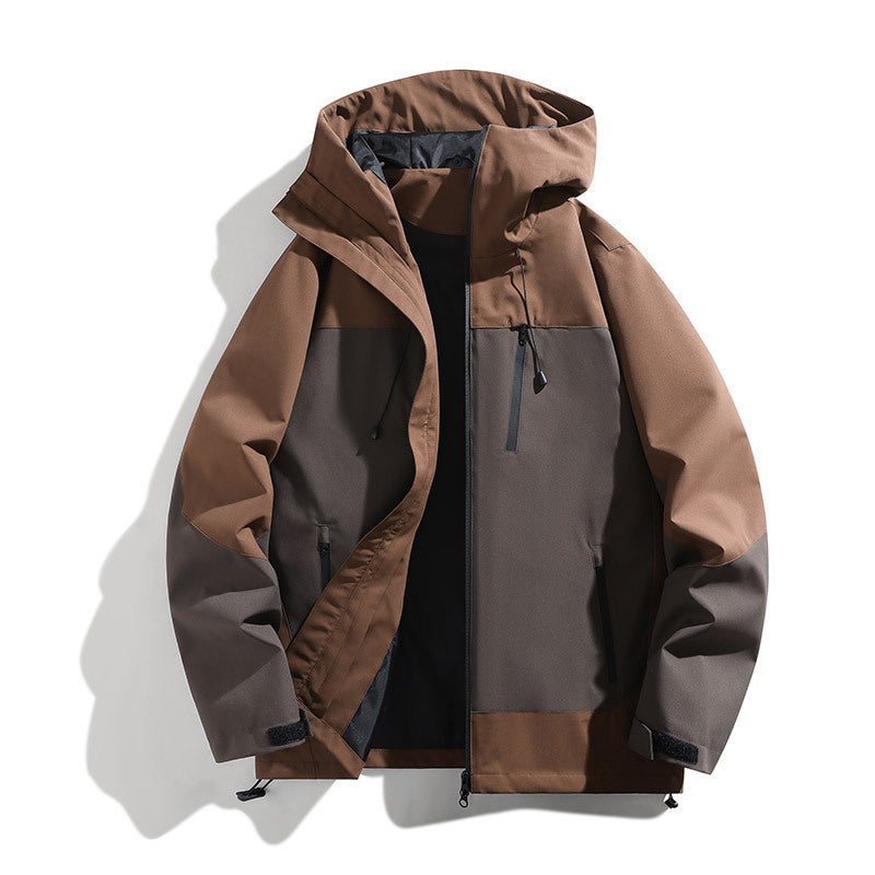 Damen technische Allwetterjacke mit vielseitigem Kapuzendesign und verstellbaren Belüftungsöffnungen ModeGeist