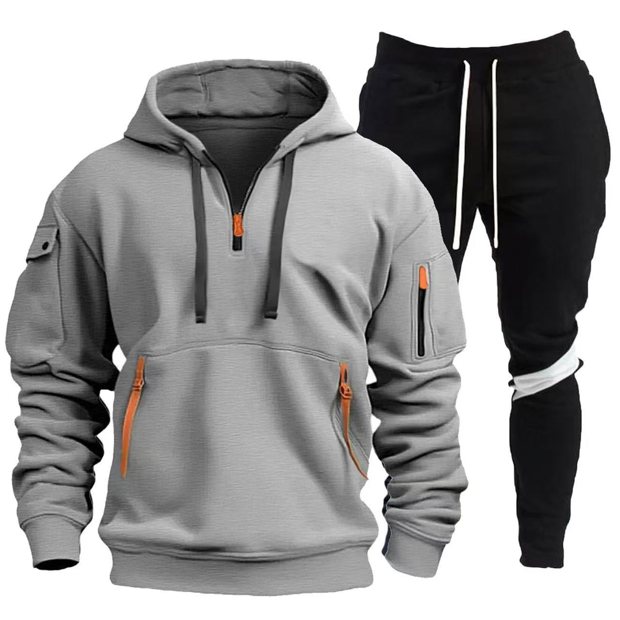 Herren Sportliche Hoodie- und Jogginghosen Kombination ModeGeist