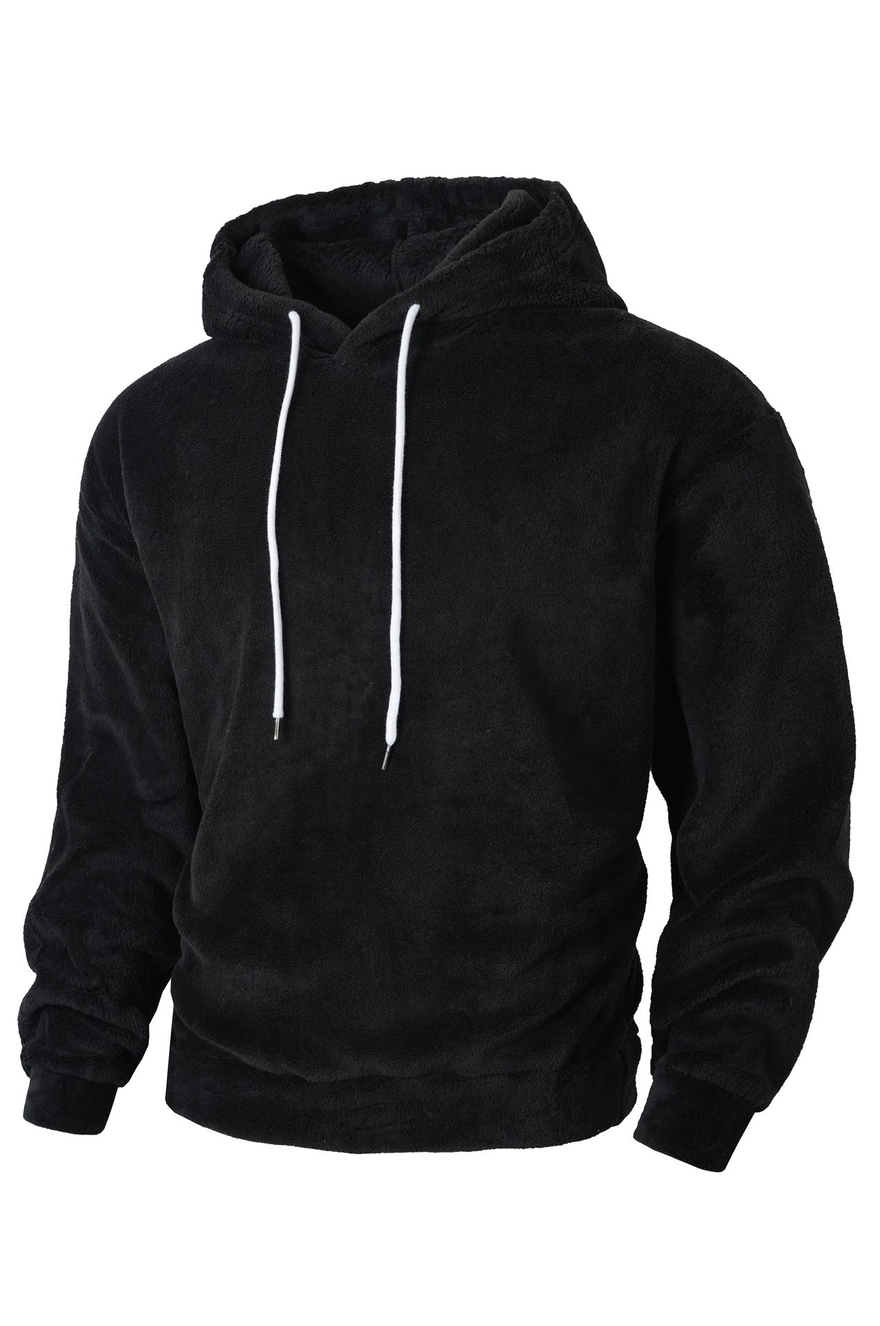 Herren Kuscheliger Fleece-Hoodie mit Kordelzug ModeGeist